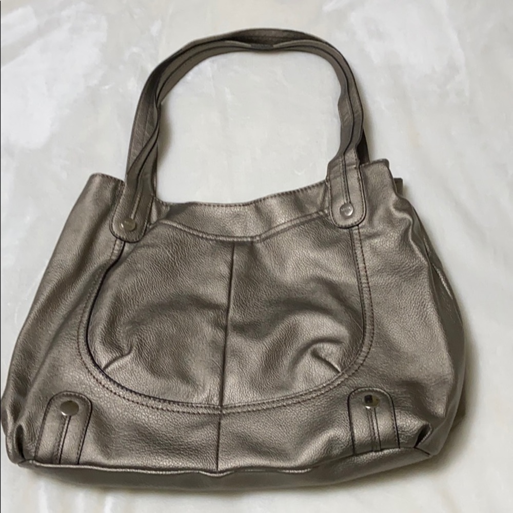 Relic dark pewter shoulder bag